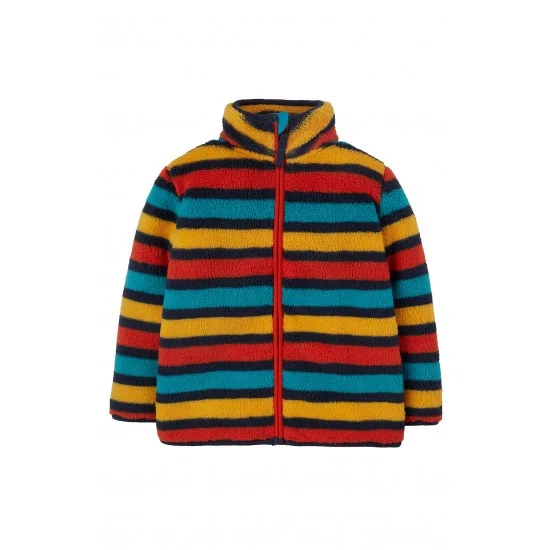 Striped clearance fleece pullover